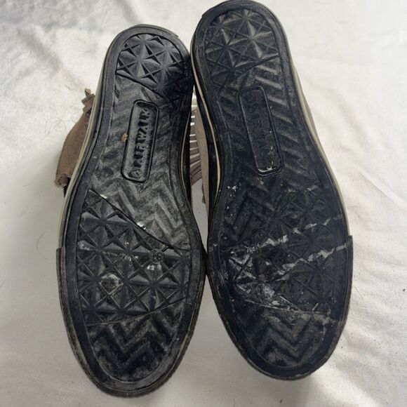 Converse Air Walk Shoes High Top Fringe Brown Skater Distressed Festival - Picture 14 of 14